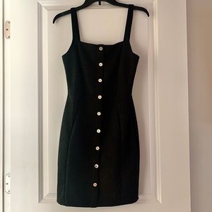 IRIS suede button up mini dress